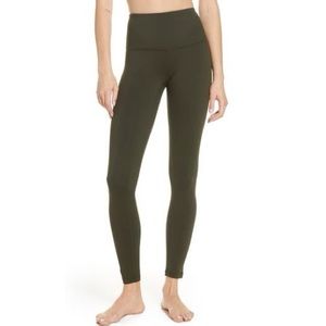 Zella Live In High Waist Green Rosin Leggings